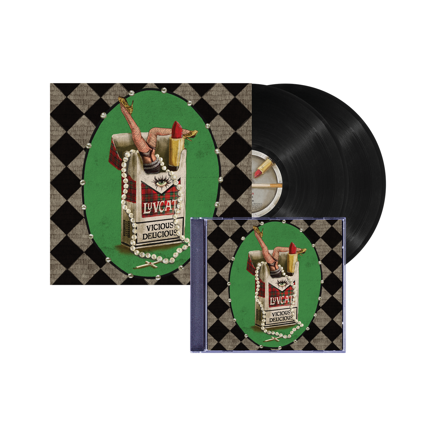 'VICIOUS DELICIOUS' Vinyl & CD Bundle