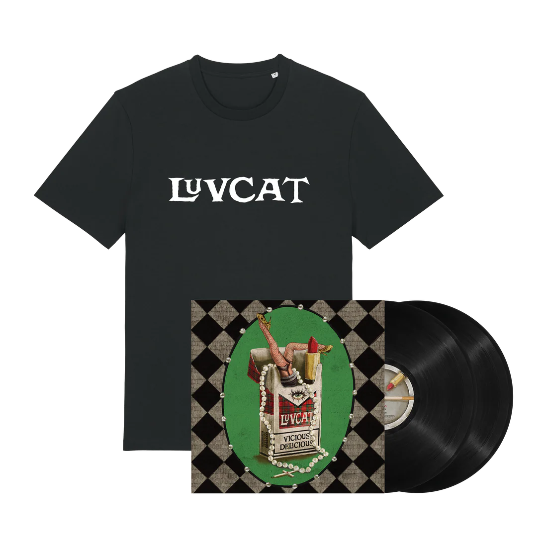 'VICIOUS DELICIOUS' Vinyl & Tee Bundle
