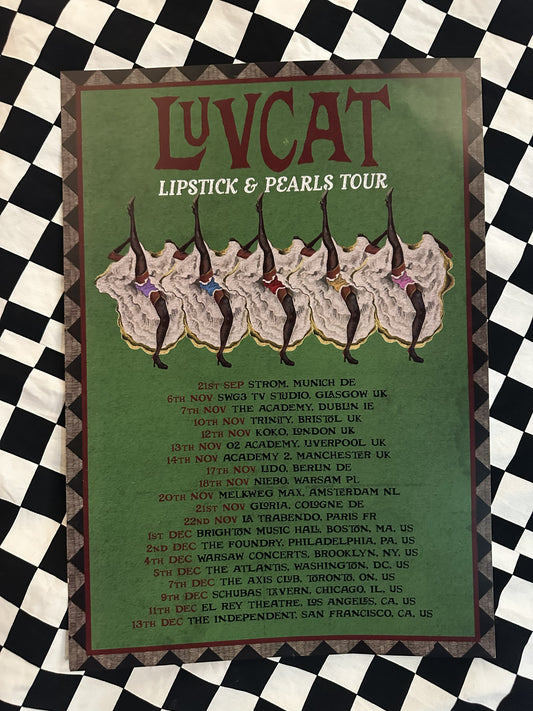 "LIPSTICK AND PEARLS" TOUR ART PRINT