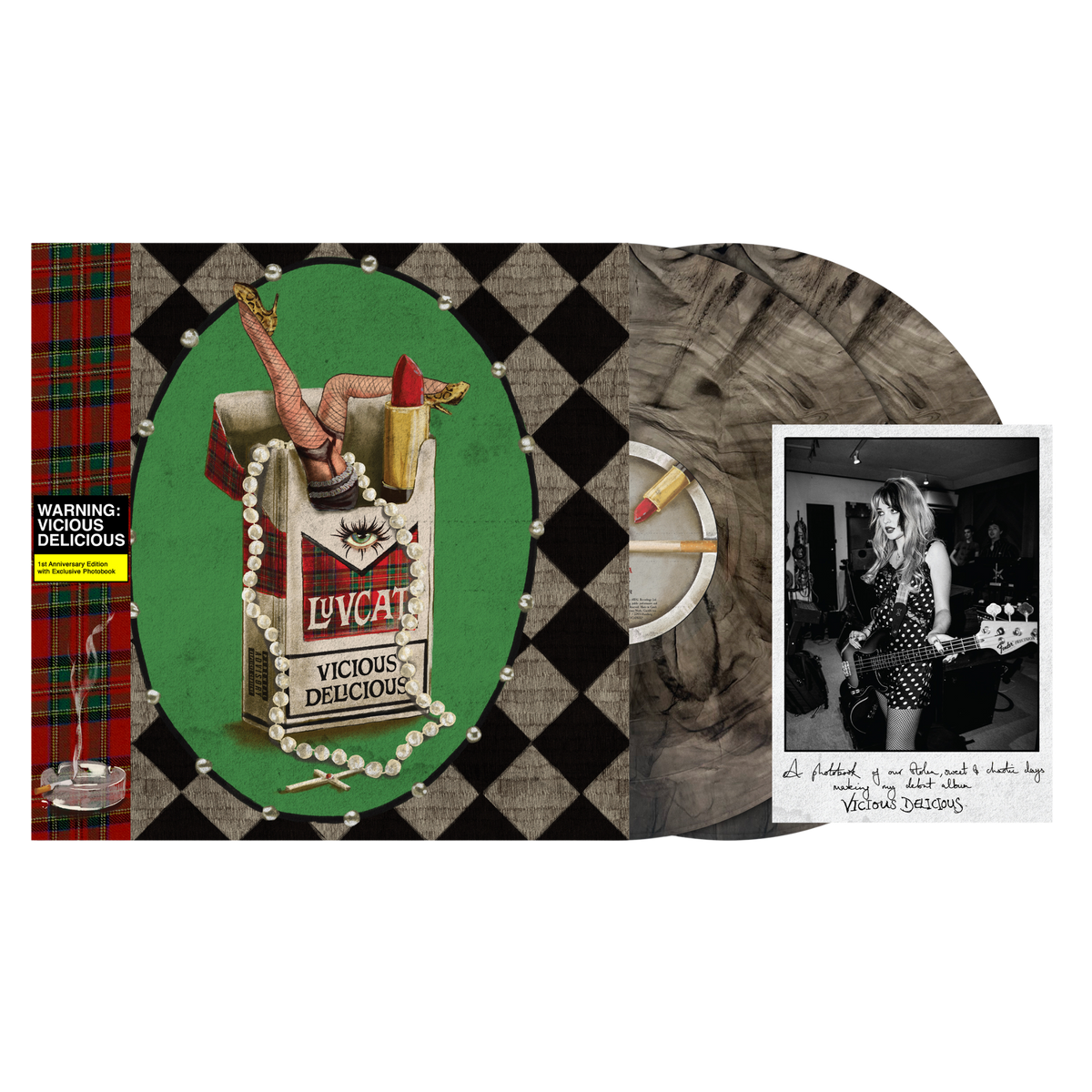 VICIOUS DELICIOUS (Anniversary Edition) signed cursed vinyl with photobook